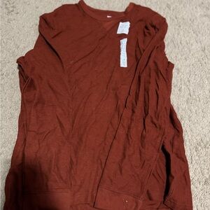 Men’s Rust Long Sleeve Thermal Top